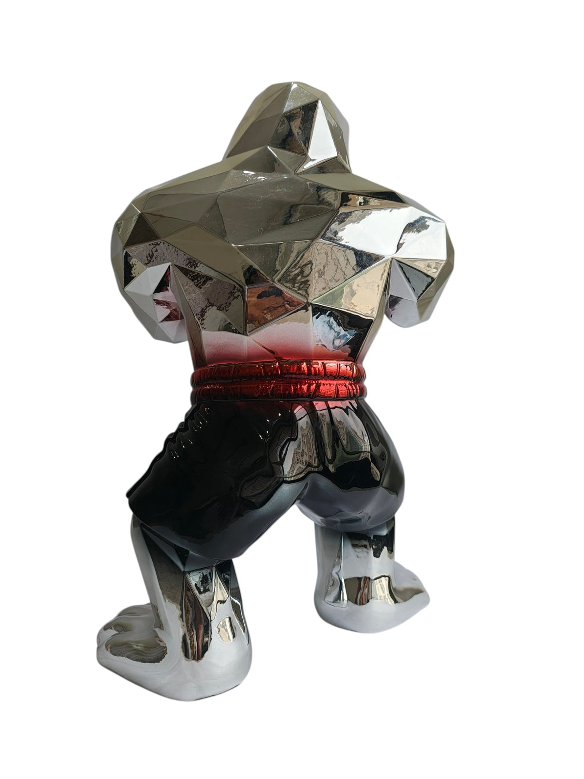 Boxing Gorilla Table Decor Figurine - Champion Style Sculpture