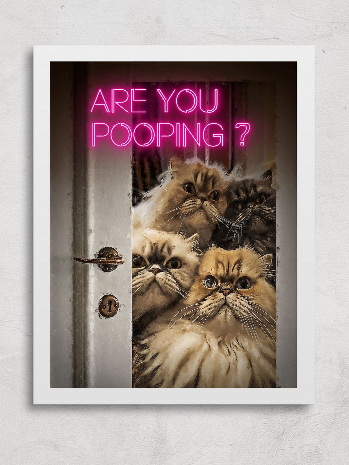 Royal Bathroom Humor Poster Set of 3 – Quirky Vintage Wall Art