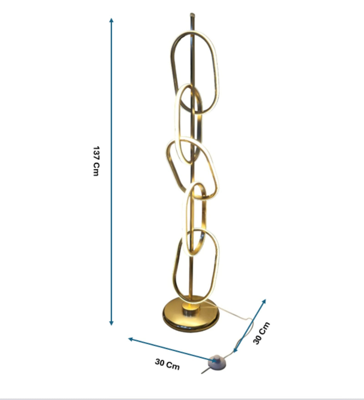 Chain Shaped Floor Lamp