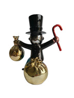Monopoly Man Money Maker Showpiece - Luxury Metallic Table Decor