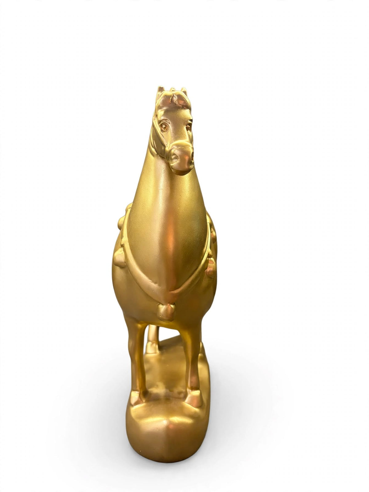 Imperial Golden Tang Horse Statue ? Luxury Feng Shui D?cor