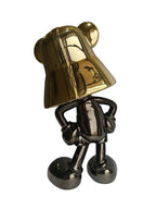 Star Wars Mickey Mouse Sculpture - Black & Gold Luxury Table Decor