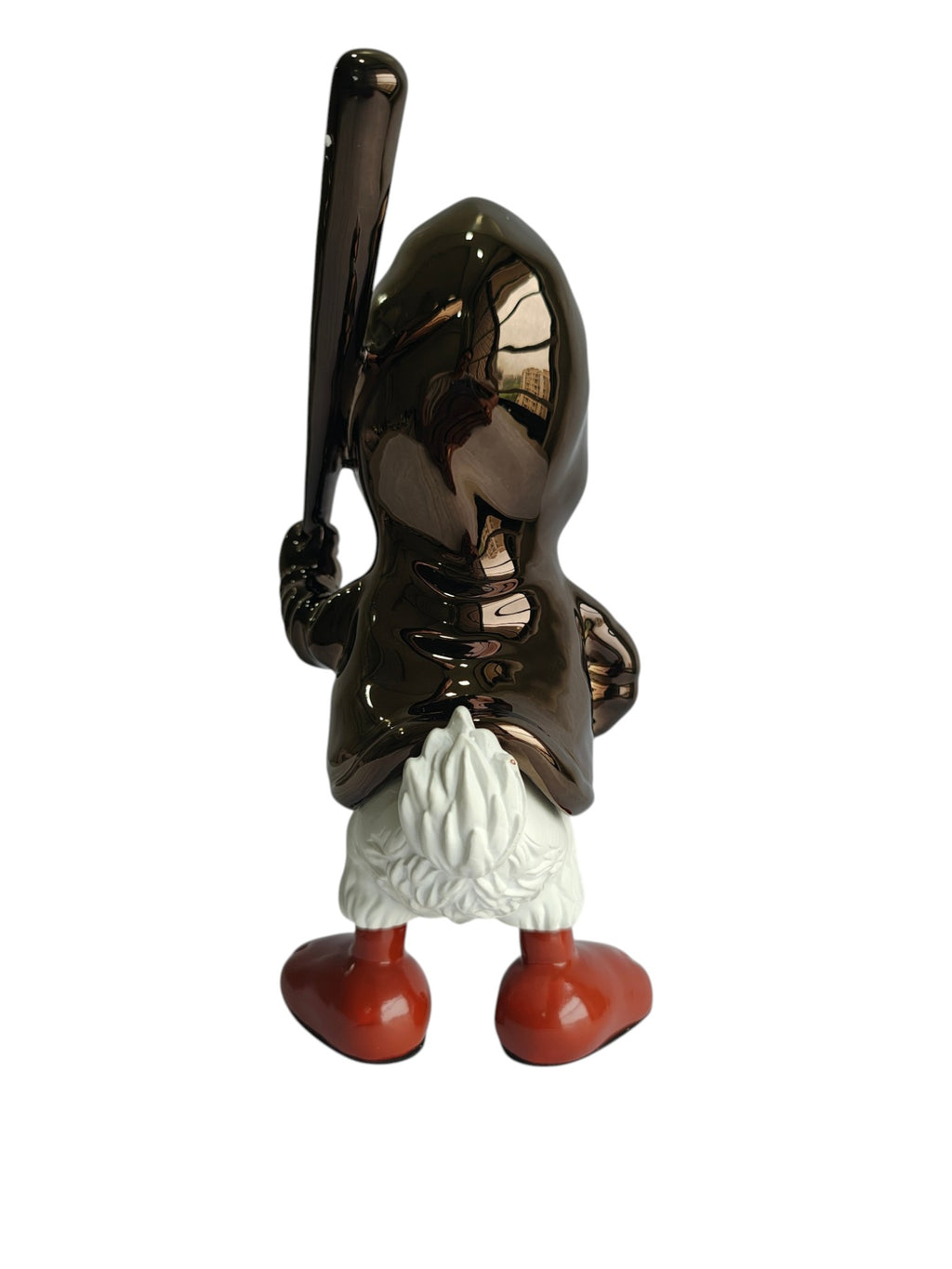 Donald Duck Table Decor Figurine - Metallic Character Sculpture