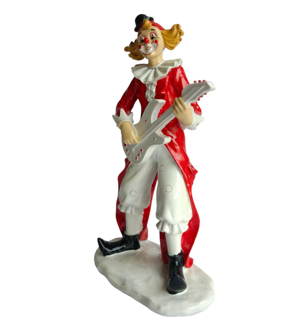 Royal Guitar Clown Figurine