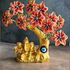 Orange Evil Eye Ganesha Tree