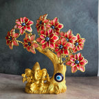 Orange Evil Eye Ganesha Tree