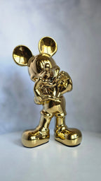 Premium & Elegant  Golden Heart Mickey Mouse