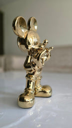 Premium & Elegant  Golden Heart Mickey Mouse