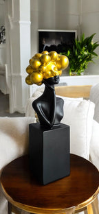 Black & Golden Polyresin Premium & Elegant Decor
