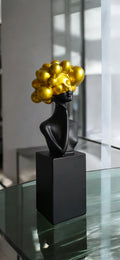 Black & Golden Polyresin Premium & Elegant Decor