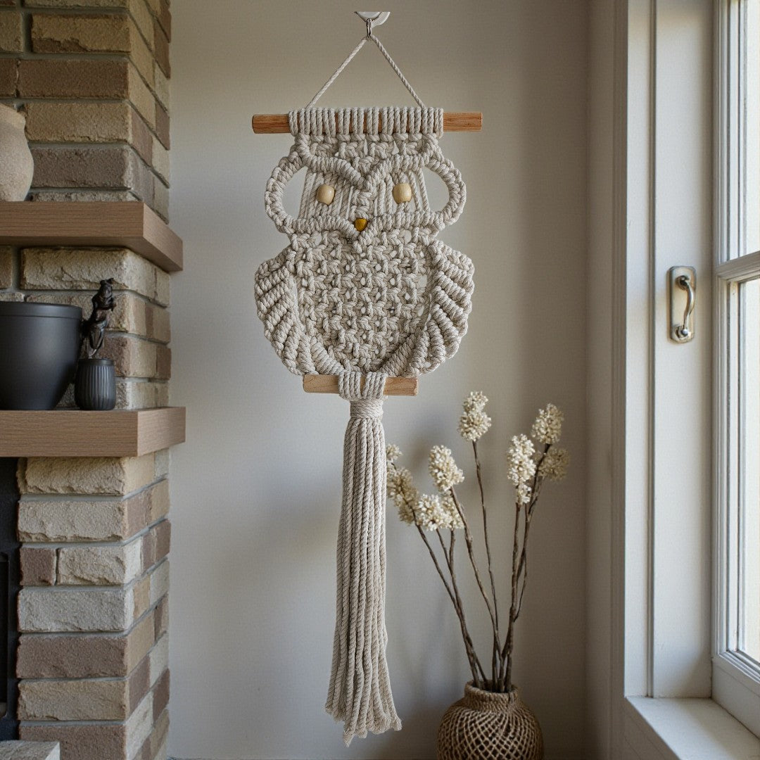 Premium Macrame Owl