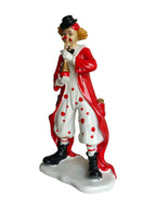 Vintage Musical Clown Playing Flute