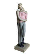 COUPLE-PNK: Pink Sweater Embrace
