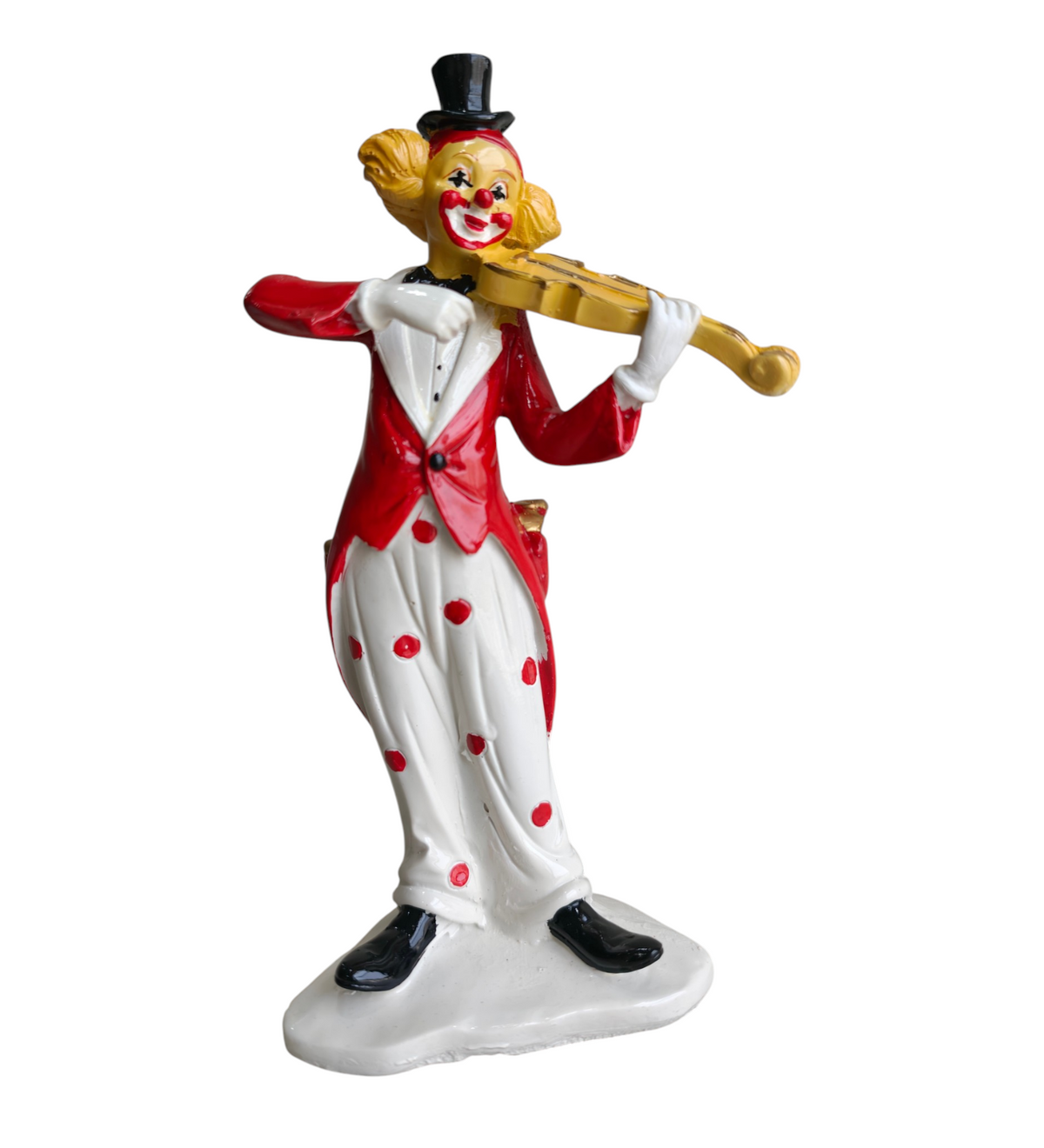 Violin Clown Decorative Figurine
