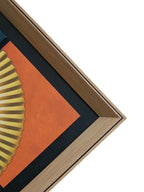 Solar Eclipse Geometric Wall Art Frame