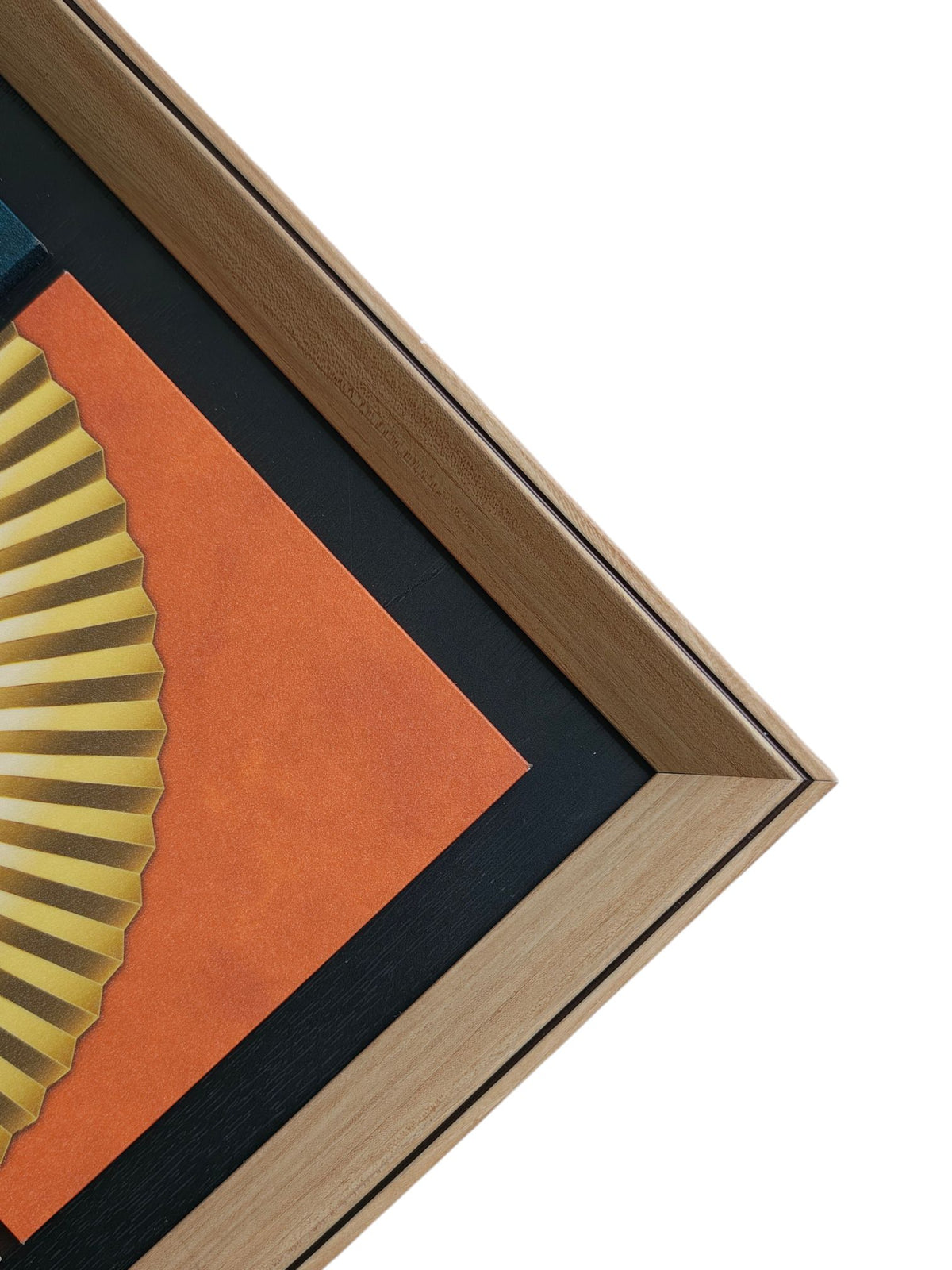 Solar Eclipse Geometric Wall Art Frame