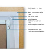 Bathroom Wall Décor - The Dark Break Frame