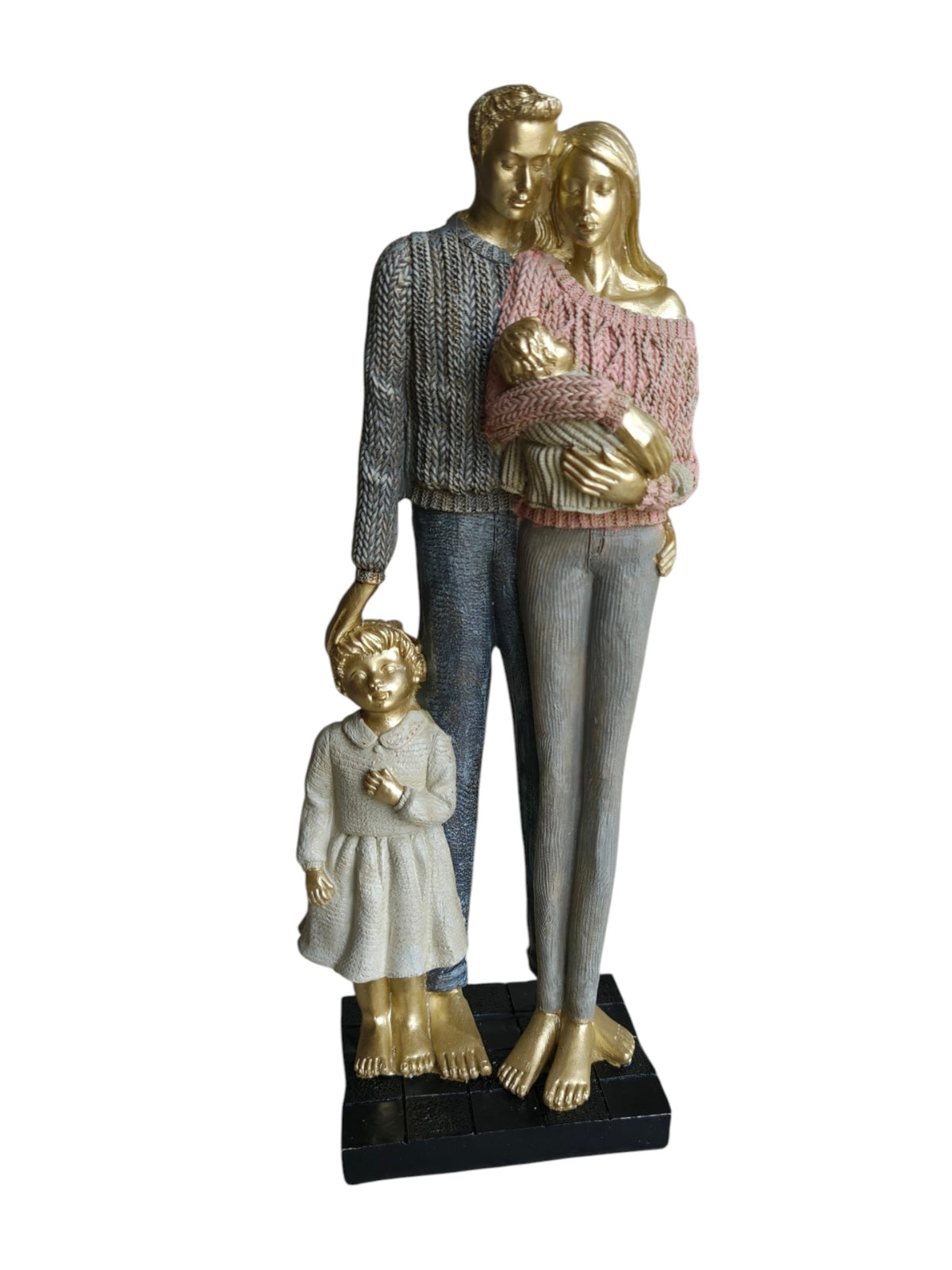 Golden Family With Newborn & a Girl Child