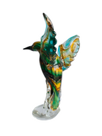 Emerald Crystal Hummingbird Decorative Figurine