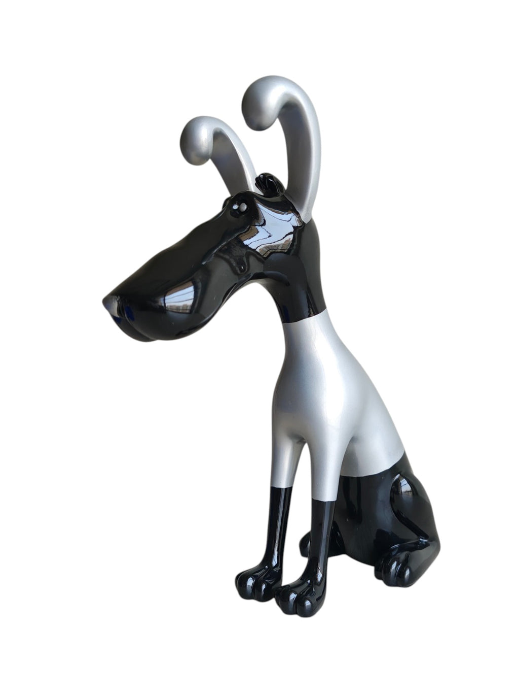 DOG-BLACK: Scarlet Pop Art Hound