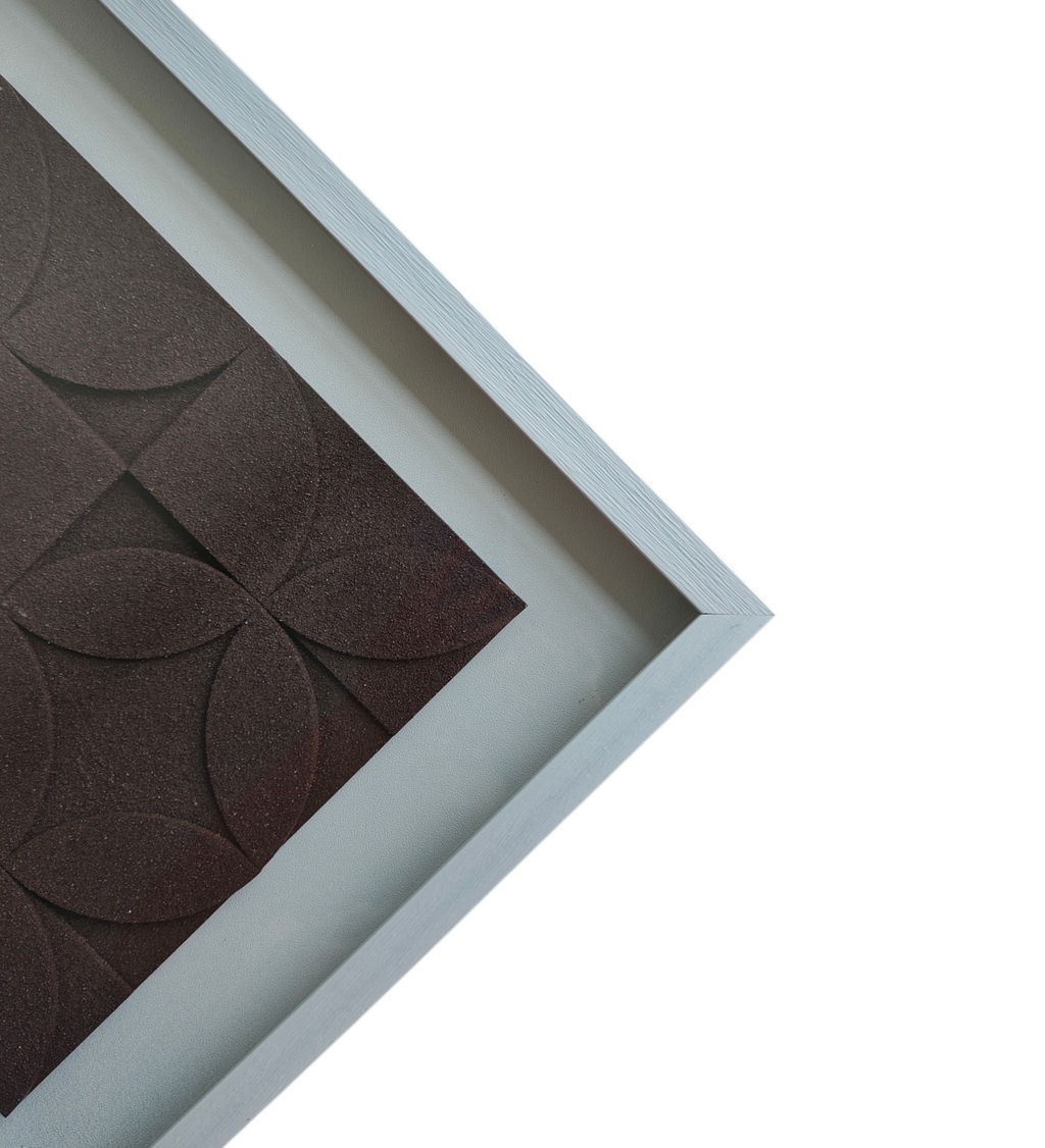 Modern Monochrome Geometric Wall Art Set of 2
