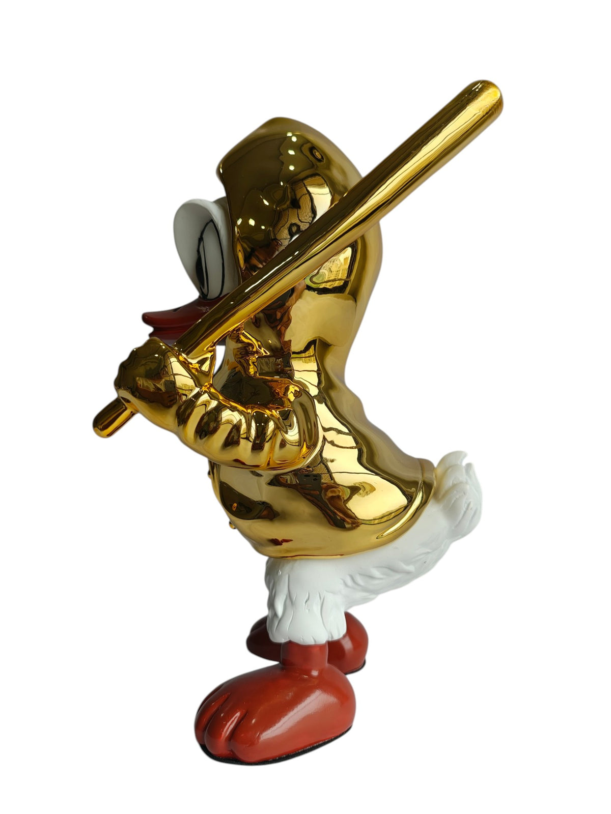 Donald Duck Table Decor Figurine - Metallic Character Sculpture