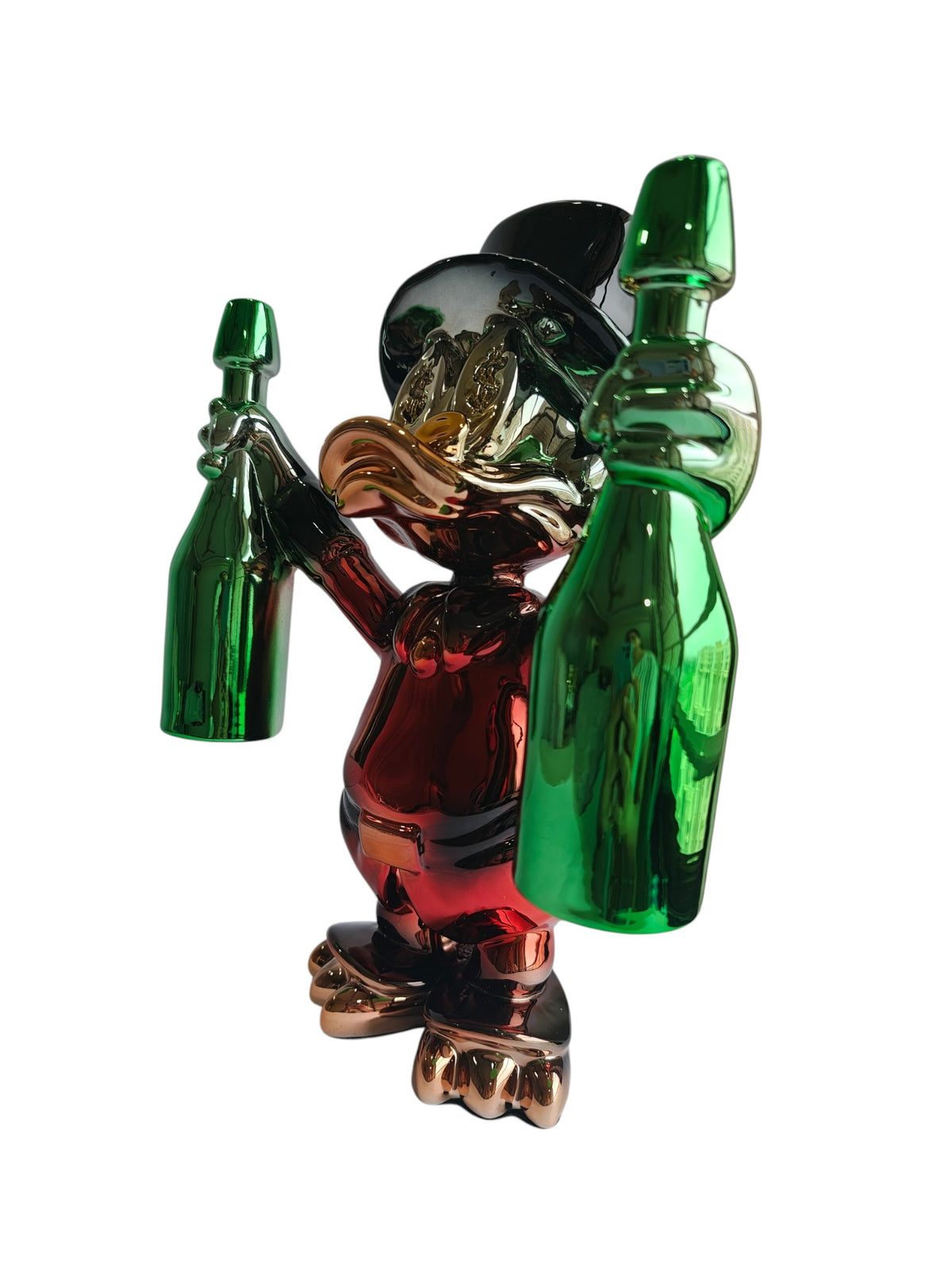 Billionaire Duck Table Decor Figurine