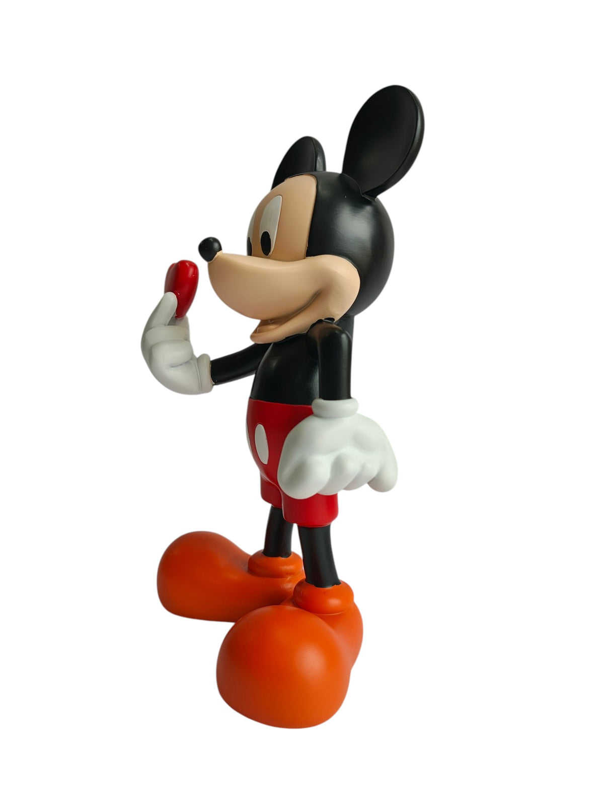 Mickey Mouse Heart Love Showpiece - Cute Cartoon Figurine for Home Decor & Gifting
