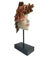 Floral Lady Face Sculpture - Decorative Table Showpiece