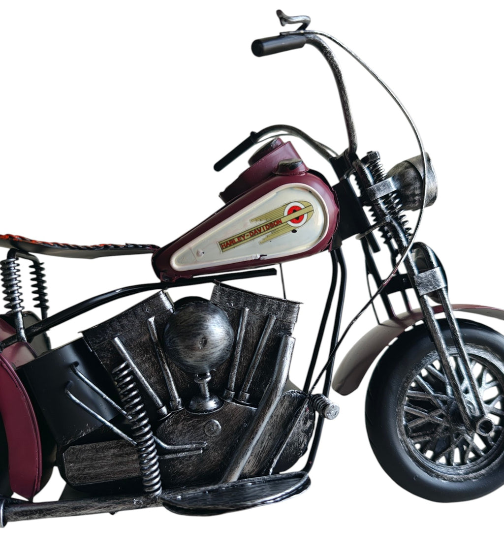 Vintage Metal Bike Showpiece