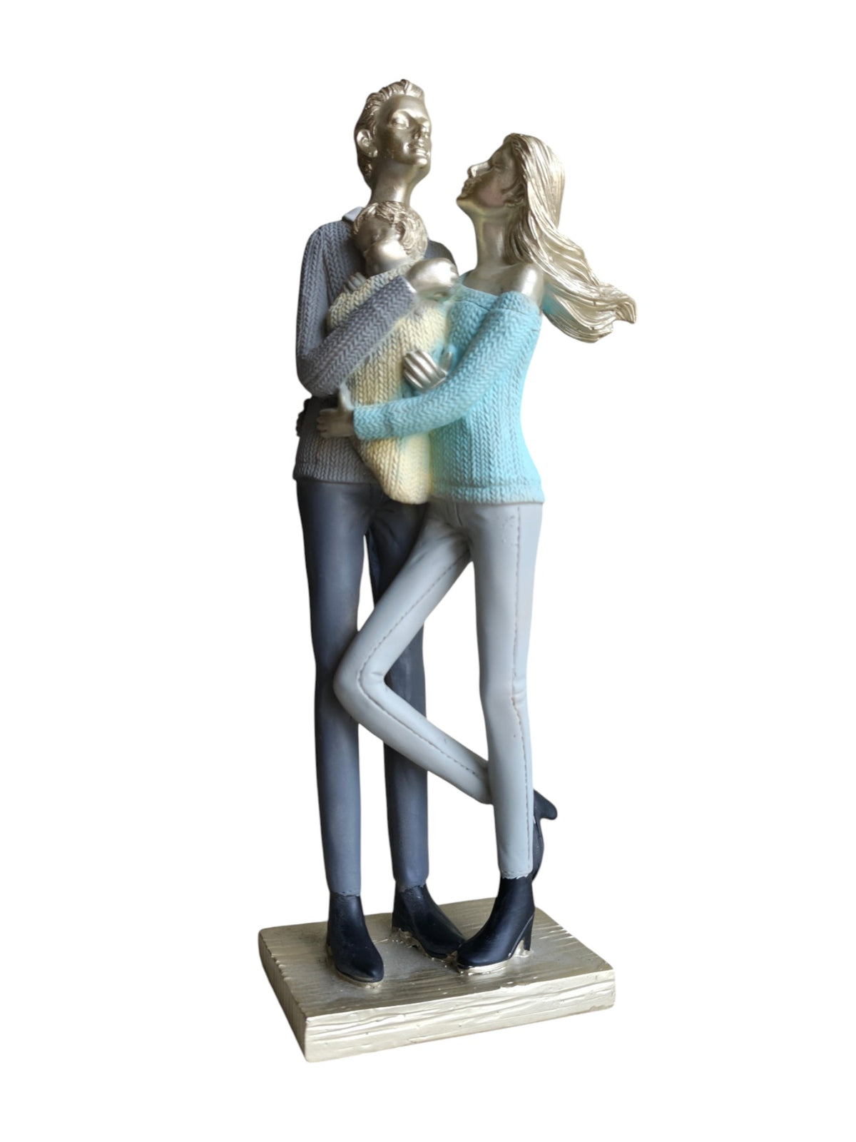 Silver Family With Newborn