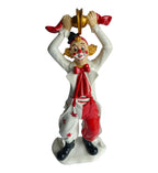 Musical Cymbal Clown Figurine
