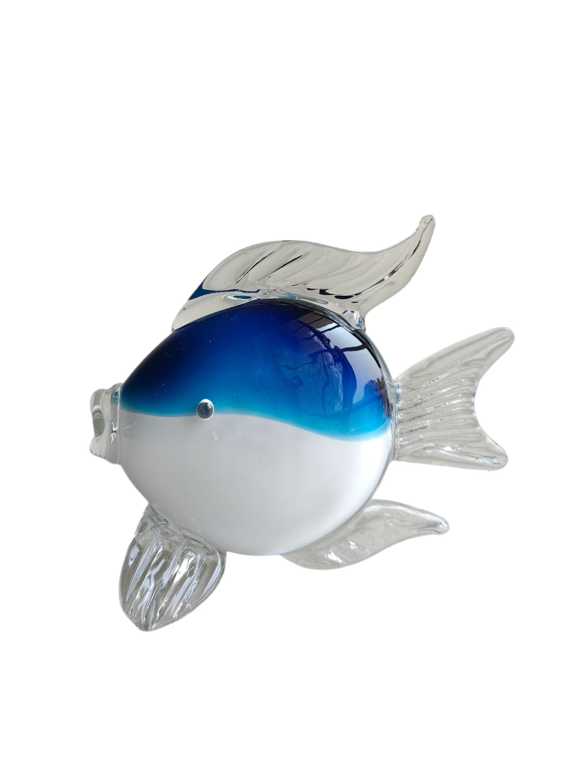 Premium Blue-White Crystal Fish
