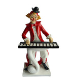 Keyboard Musician Clown Figurine