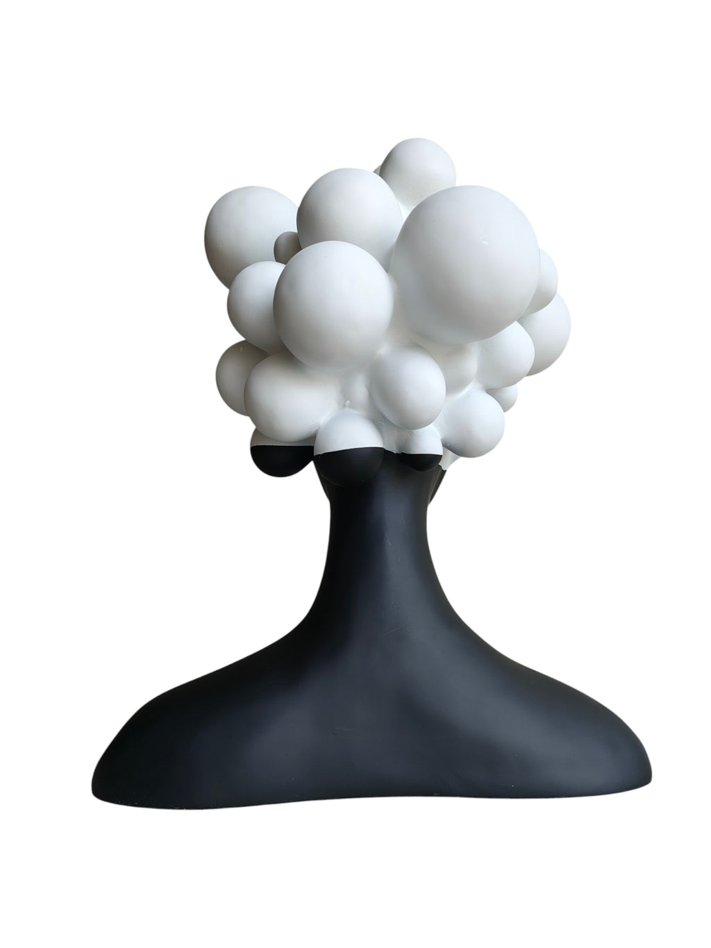 Dreaming Cloud Woman Bust Large-Bubble Hair Lady