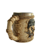 Iron Skull Warrior Bar Mug Rugged Power Meets Legendary Design