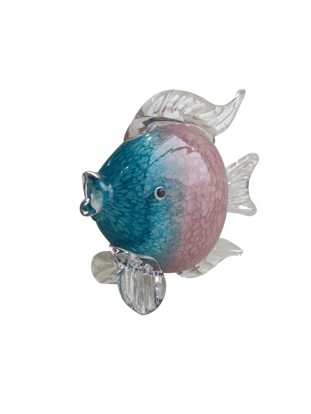 Premium Blue-Pink Glass Fish