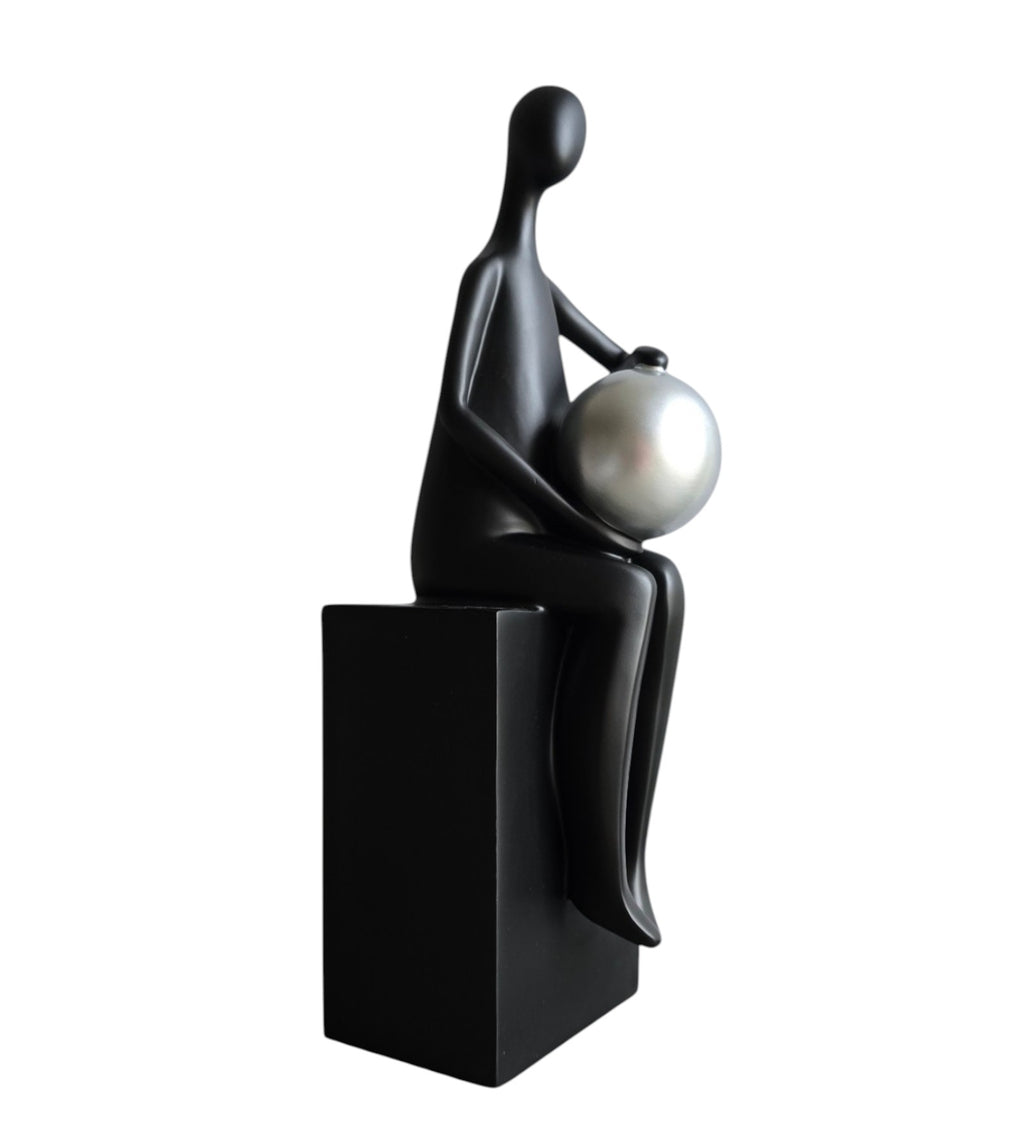 Black Man with Silver Ball