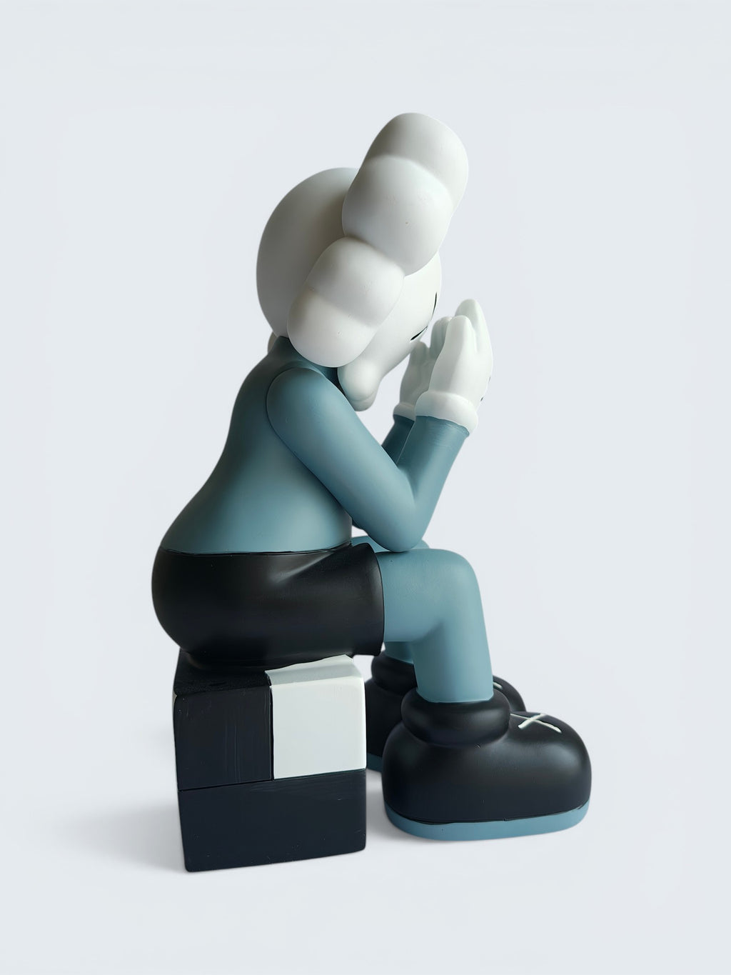 KAWS-Inspired Companion Figure - Passing Through Face Cover