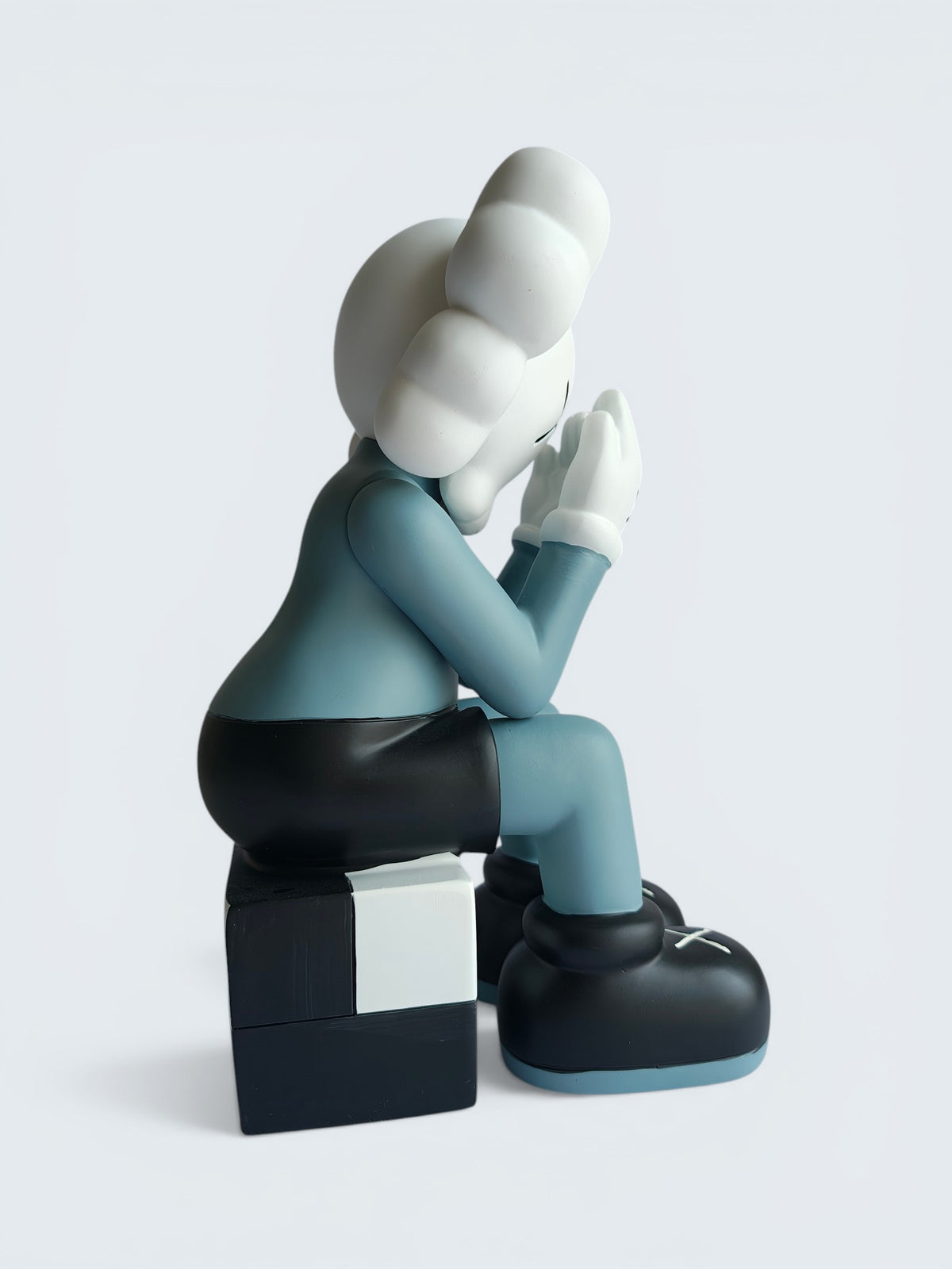 KAWS-Inspired Companion Figure - Passing Through Face Cover