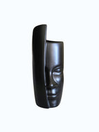Black Face Shaped Vase