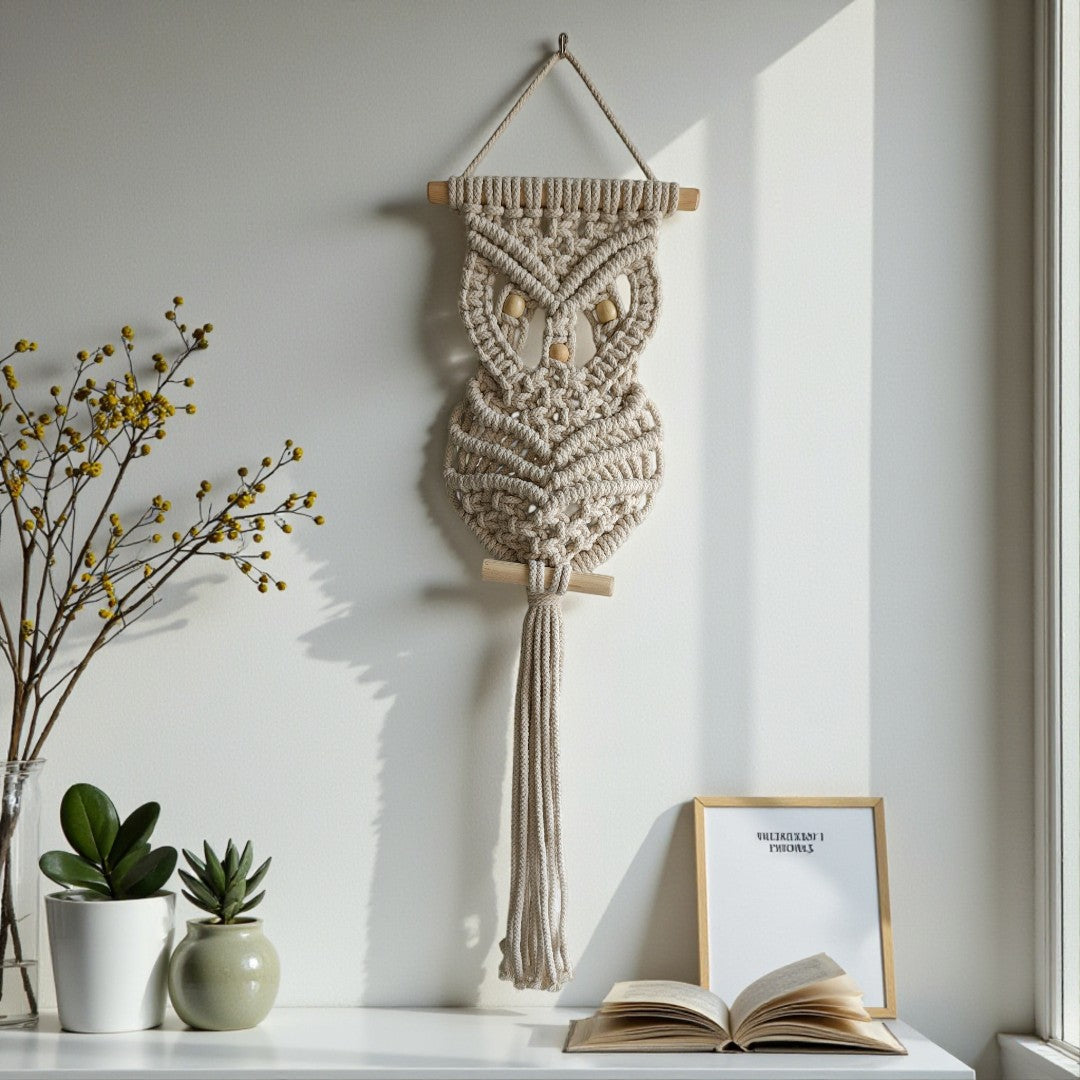 Premium Macrame Owl