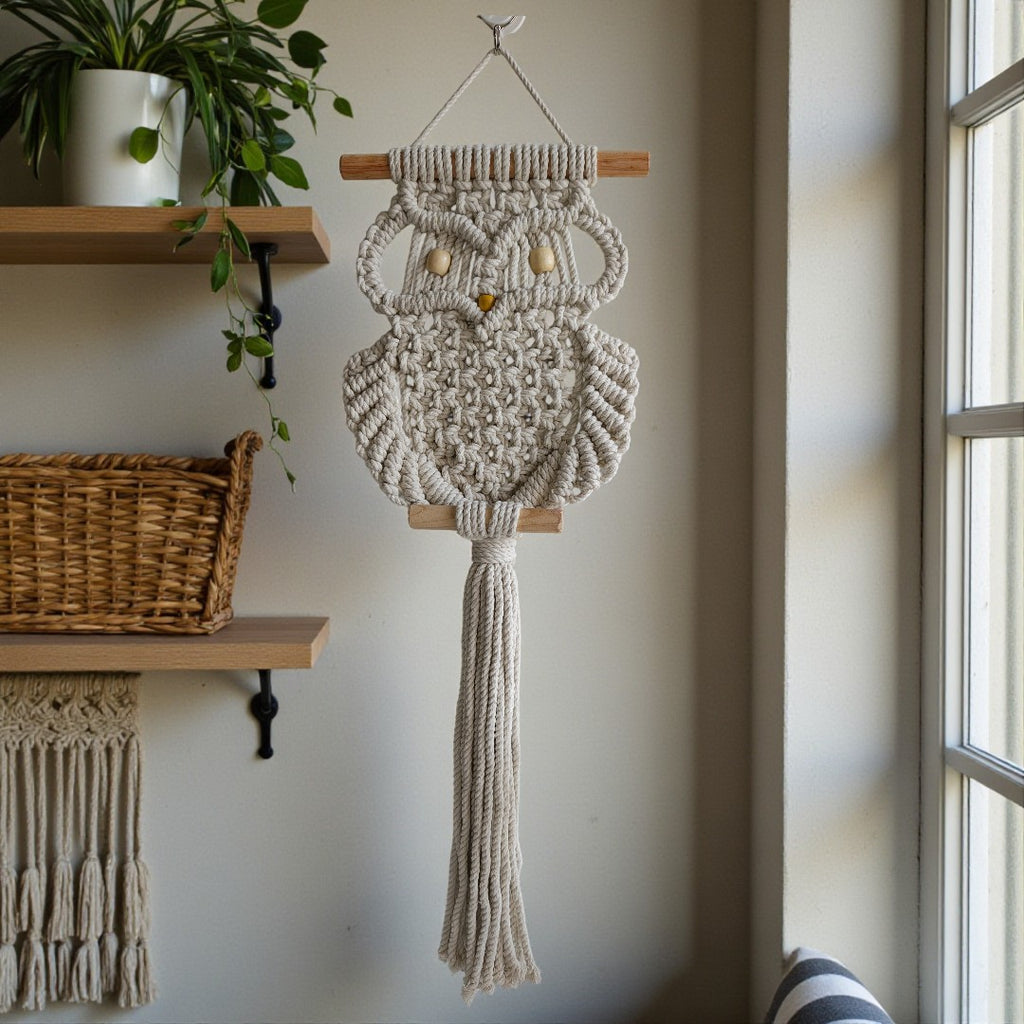 Premium Macrame Owl