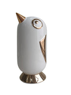 Golden Beak Birdie - Minimalist Ceramic Piggy Bank