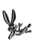 Chrome Silver Bunny