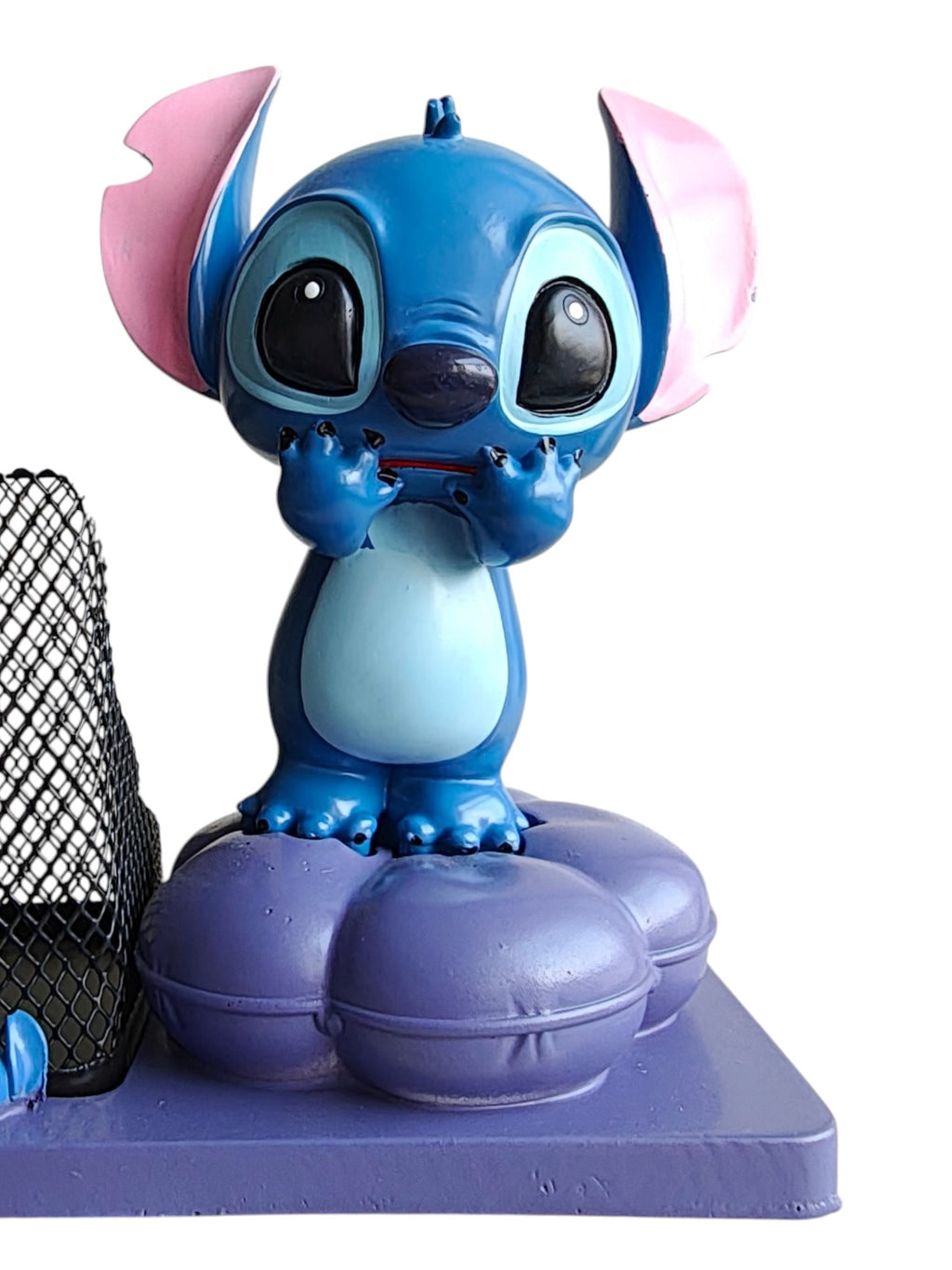 Shy Stitch Pen Stand - Kawaii Desk Organizer for Kids