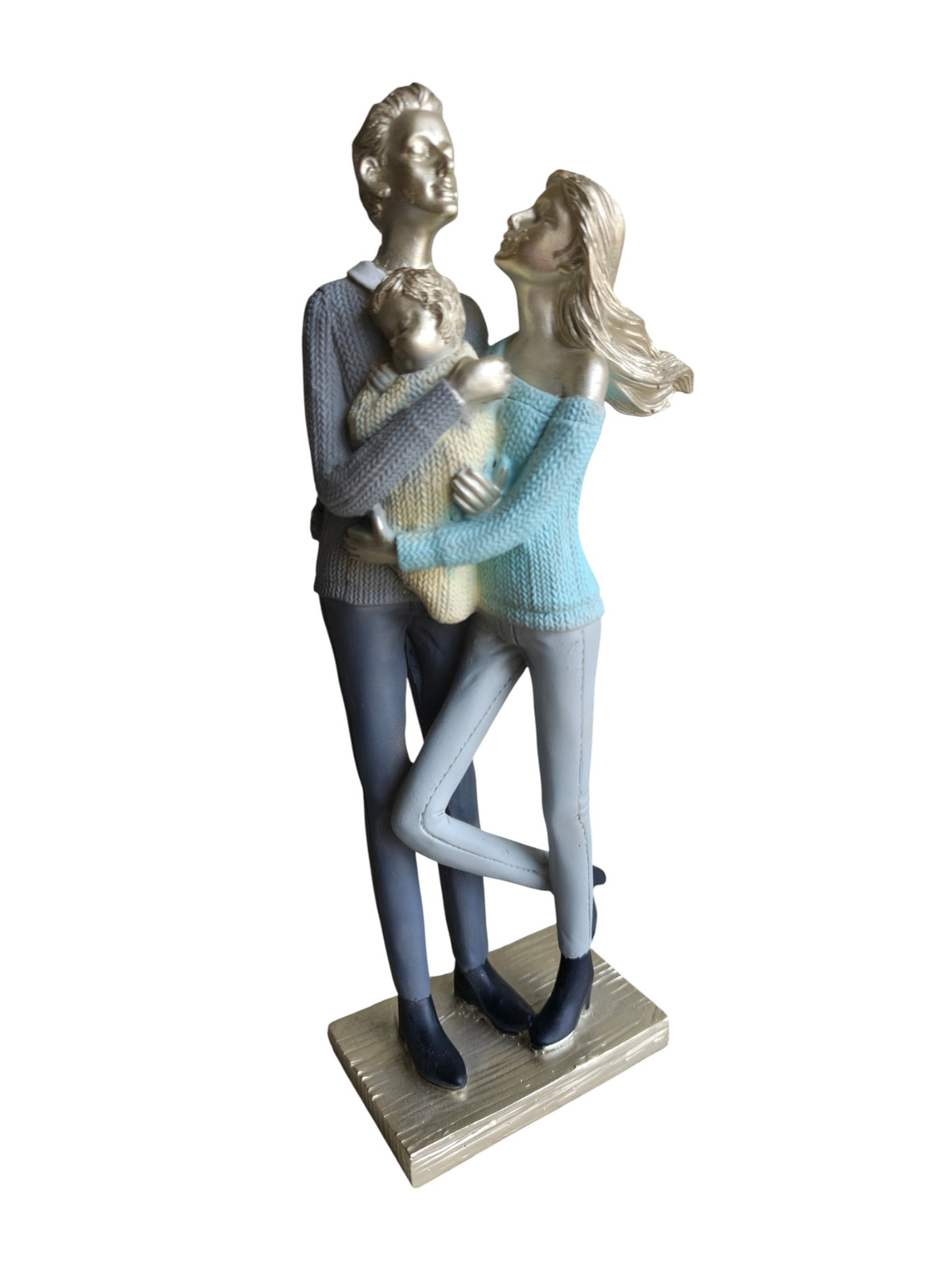 Silver Family With Newborn