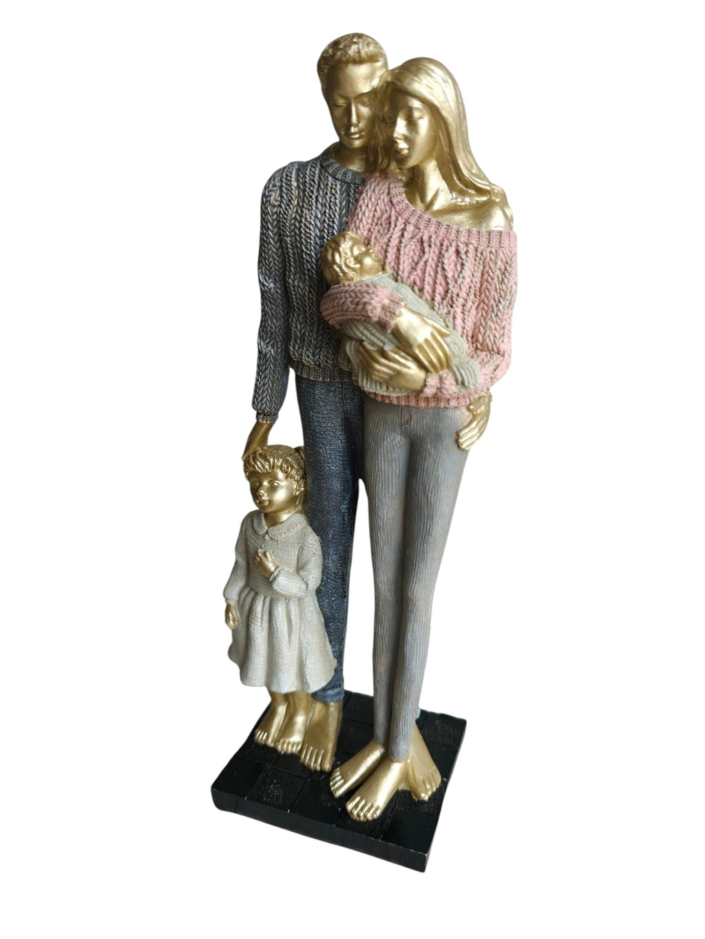 Golden Family With Newborn & a Girl Child