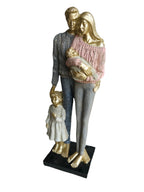 Golden Family With Newborn & a Girl Child