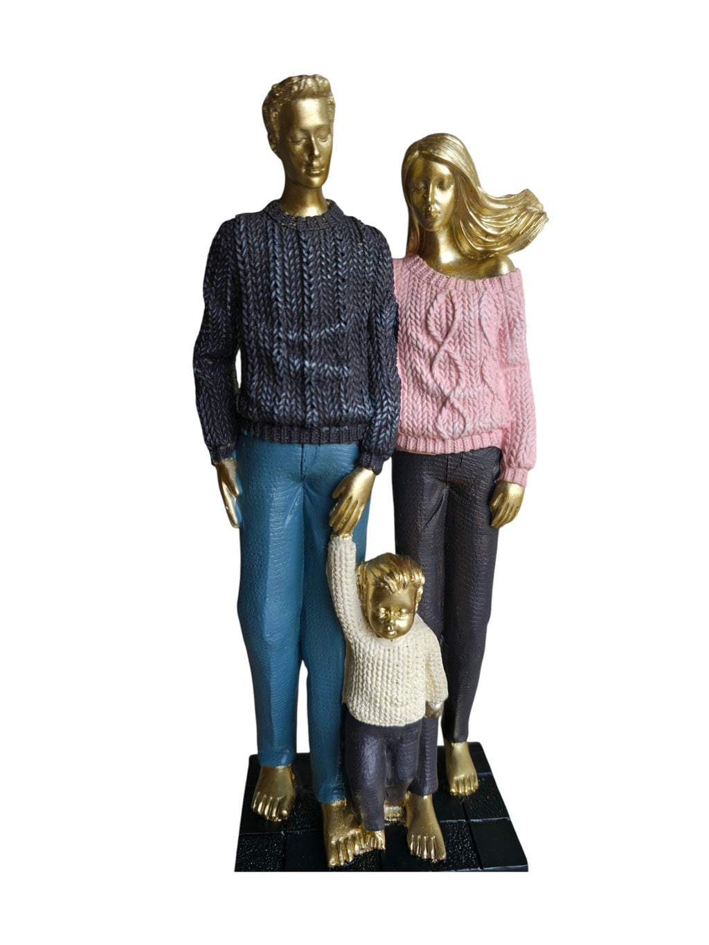 Golden Family With Boy Child